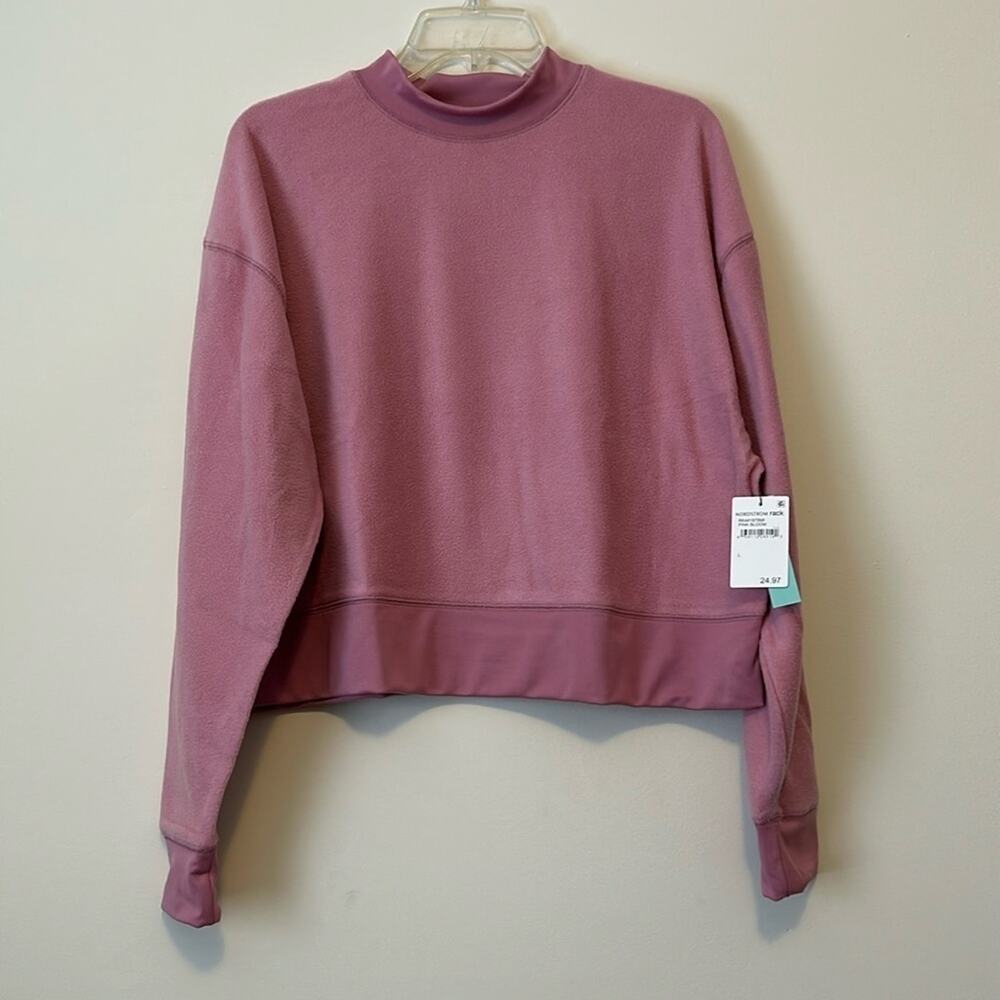 Abound Crop Top Soft Pink SZ L